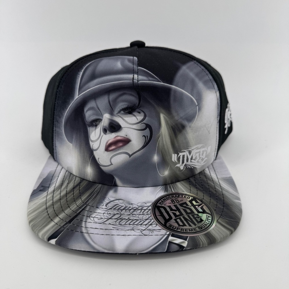 Dyse One Mens Chicana Clown‎ Girl Snapback Hat Gangsta Paradise Black FB91771VQ